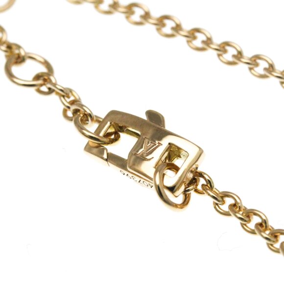 LOUIS VUITTON Gold Pearl Charm Bracelet - Picture 10 of 11
